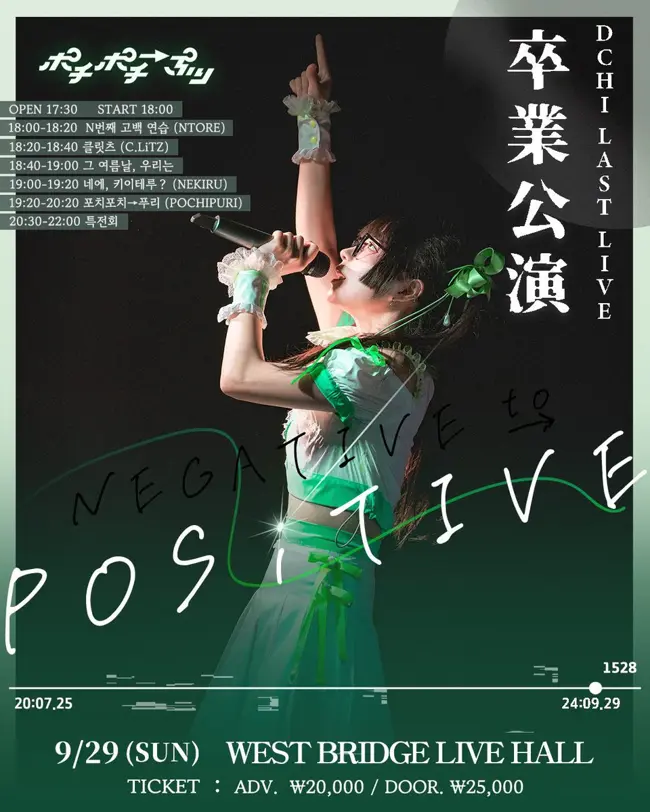 DCHI LAST LIVE「NEGATIVE to POSiTIVE」 겐바 포스터