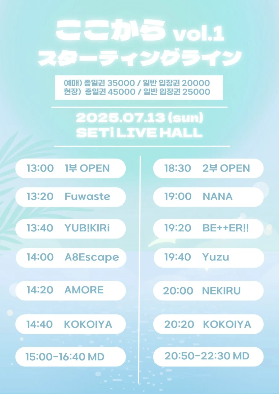 ここから vol.1 겐바 포스터