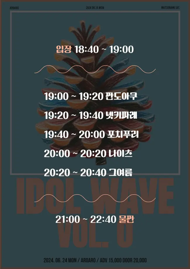 IDOL WAVE Vol.0 겐바 포스터