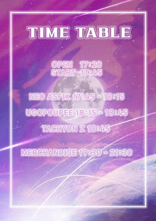 TCNZ LUNA LAST LIVE : NEW MOON 겐바 포스터