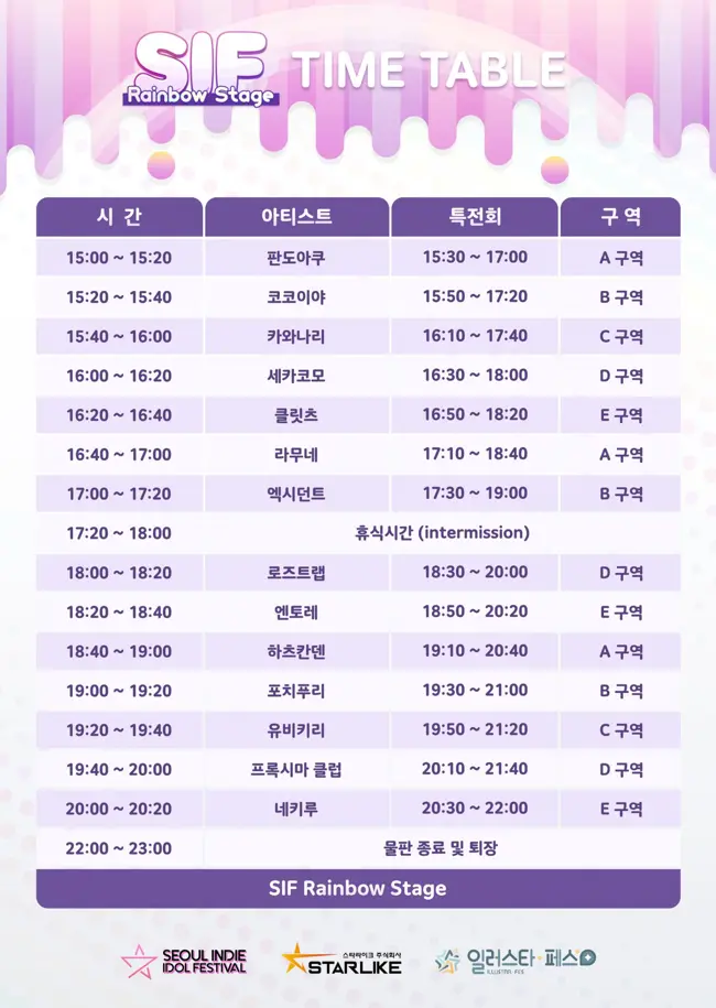 SIF Rainbow Stage 겐바 포스터