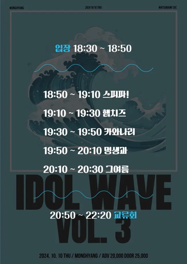 IDOL WAVE vol.3 겐바 포스터
