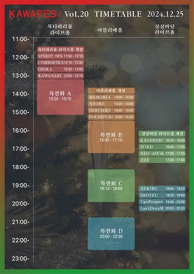 KAWAFES vol.20 겐바 포스터