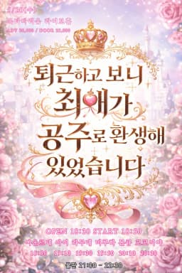 퇴근하고 보니 최애가 공주로 환생해 있었습니다