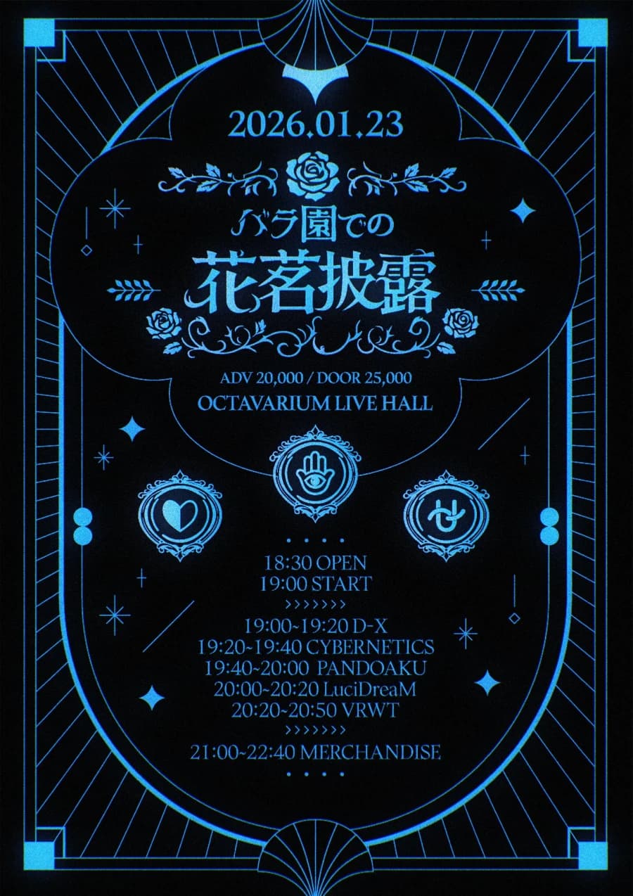 バラ園での花茗披露