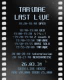 TARiMAE LAST LiVE 포스터